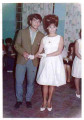 A.1. 1961. Muy bonita. Con su chambelán. Quinceañera feliz... todavía sin pato.